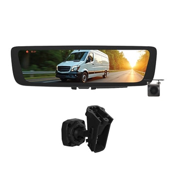 Aerpro 9.6" Digital E-Mirror with Rear DVR Camera Kit to suit Ford & VW (with Rain Sensor) - AEM1RB58