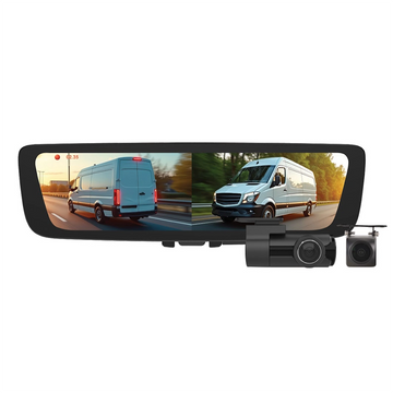 Aerpro 9.6" Digital E-Mirror with Front & Rear DVR Cameras - AEM2R