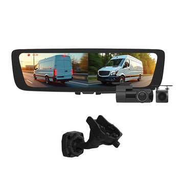 Aerpro 9.6" Digital E-Mirror with Front & Rear DVR Cameras to suit Jeep Grand Cherokee - AEM2RB53