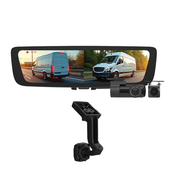 Aerpro 9.6" Digital E-Mirror with Front & Rear DVR Cameras to suit Toyota Landcruiser 70 Series - AEM2RB80