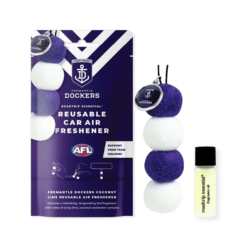 Smelly Balls Fremantle Dockers Reusable Car Air Freshener Set - AFL445AF