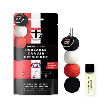 Smelly Balls St Kilda Saints Reusable Car Air Freshener Set - AFL445AM