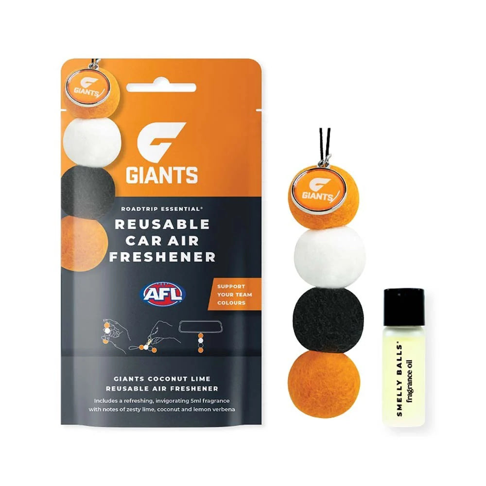 Smelly Balls GWS Giants Reusable Car Air Freshener Set - AFL445AR