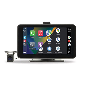 Aerpro AM7CPAAM 7" Dash-Mounted Wireless Smartphone Monitor with Reverse Camera