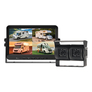 Aerpro AVK10QM2 10" Heavy Duty AHD Quad View Monitor 1080P 2 Camera Motorhome Kit with DVR