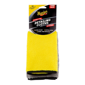 Meguiar's Supreme Shine Detailing Cloths Twin Pack - AX2020