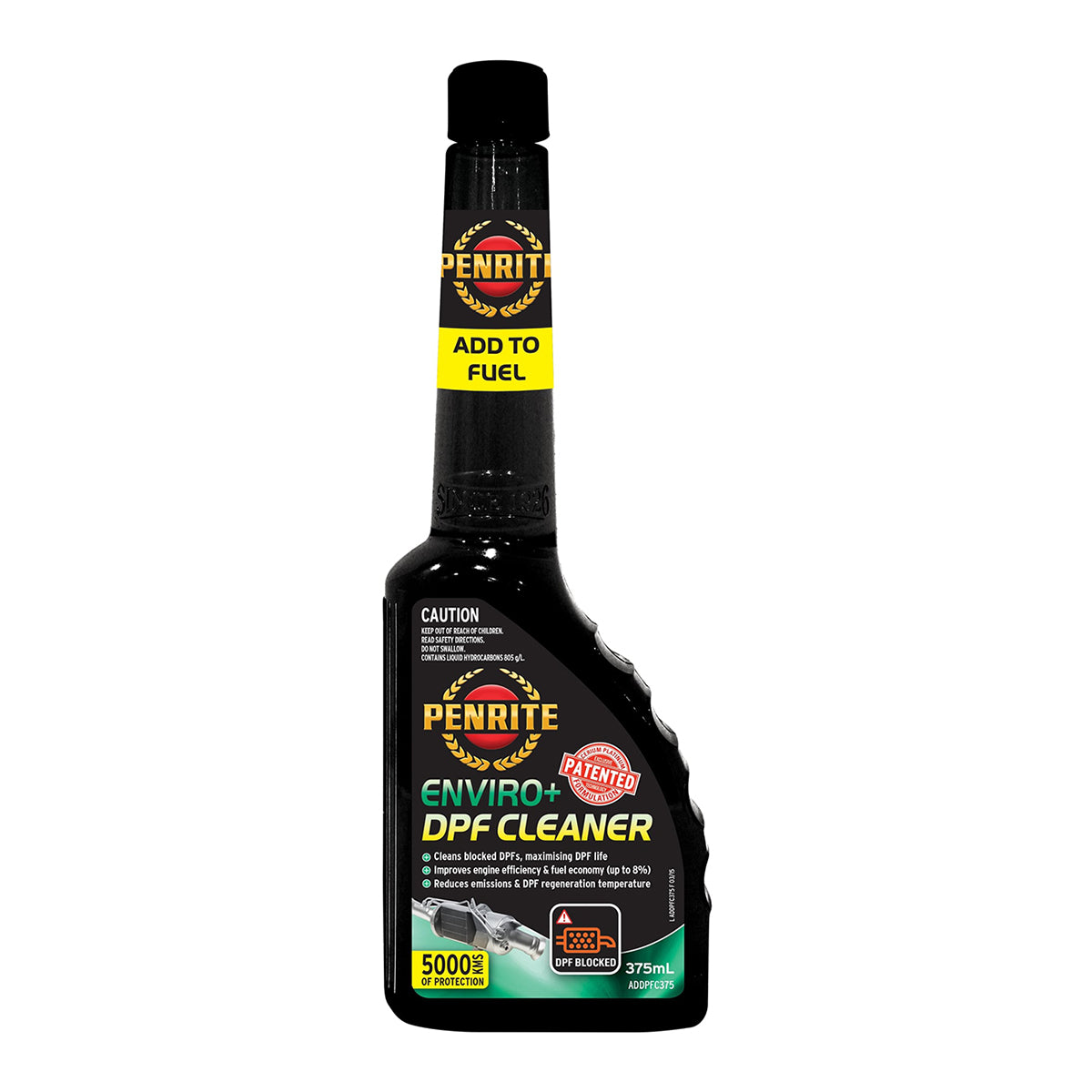 Penrite Enviro+ Diesel Particulate Filter Cleaner Additive - 375mL - ADDPFC375