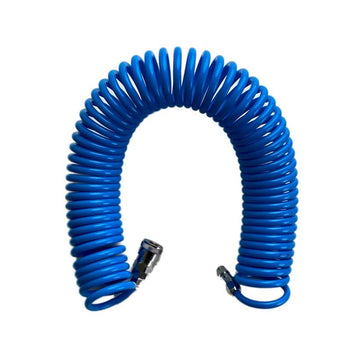 Emax 10 metre Recoil Air Hose + Fittings PE - ERC10PE