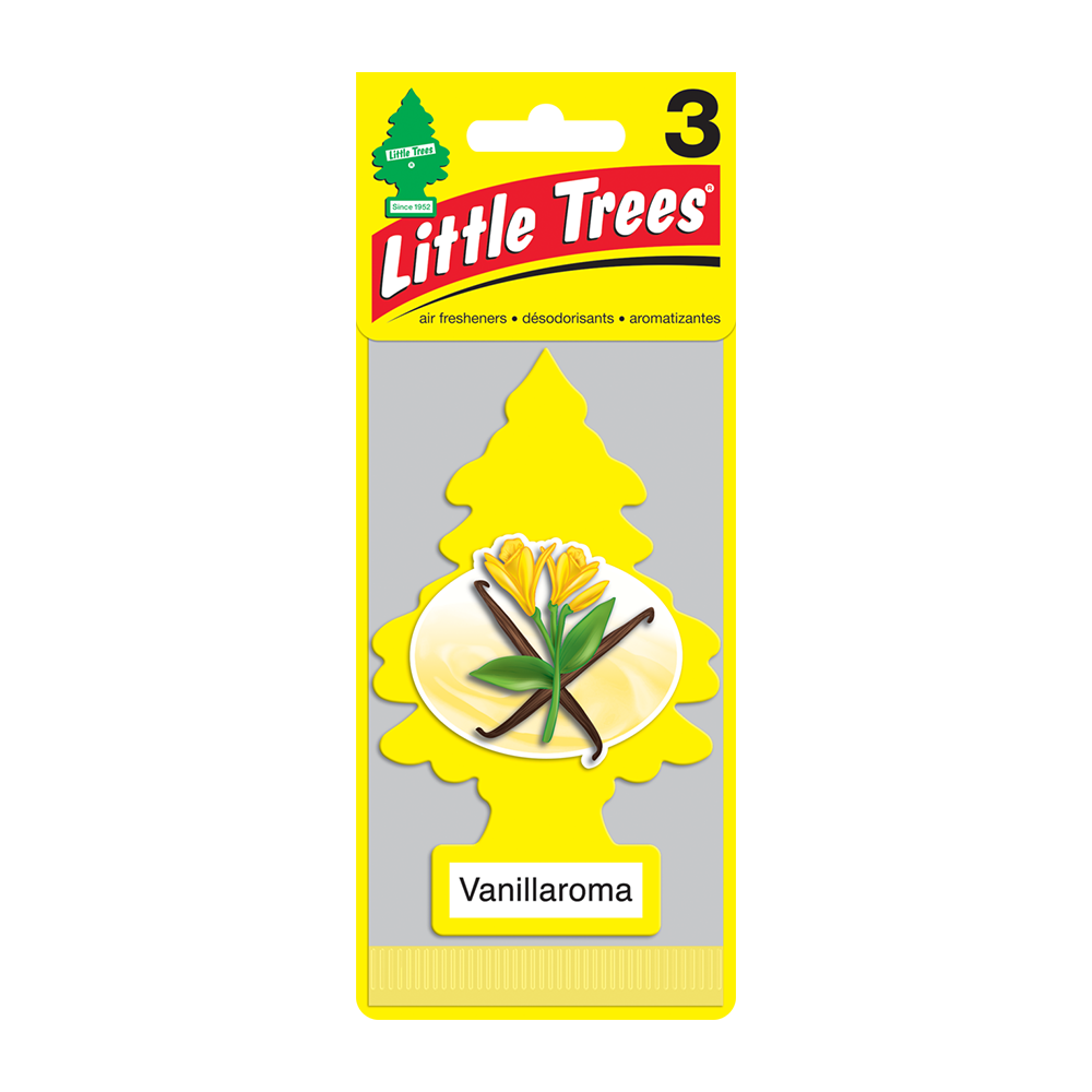 Little Trees Air Freshener - Vanillaroma, 3 Pack 32005