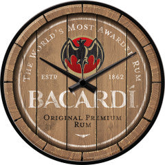 Nostalgic Art Wall Clock Bacardi Barrel 51201 - 5151201