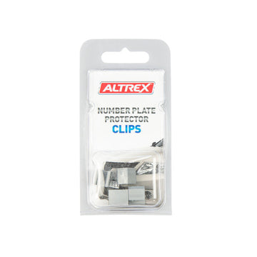 Altrex Number Plate Protector Push On Chrome Clips (4 Pack) - CU4C