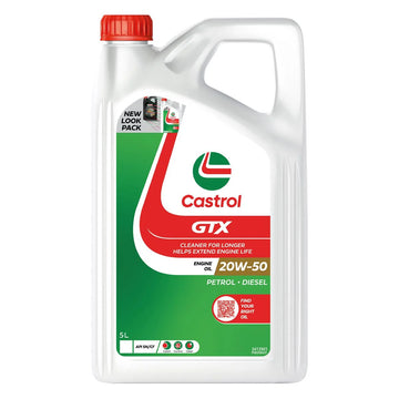 Castrol GTX Engine Oil 20W-50 5L - 3413901 (Pickup Only)