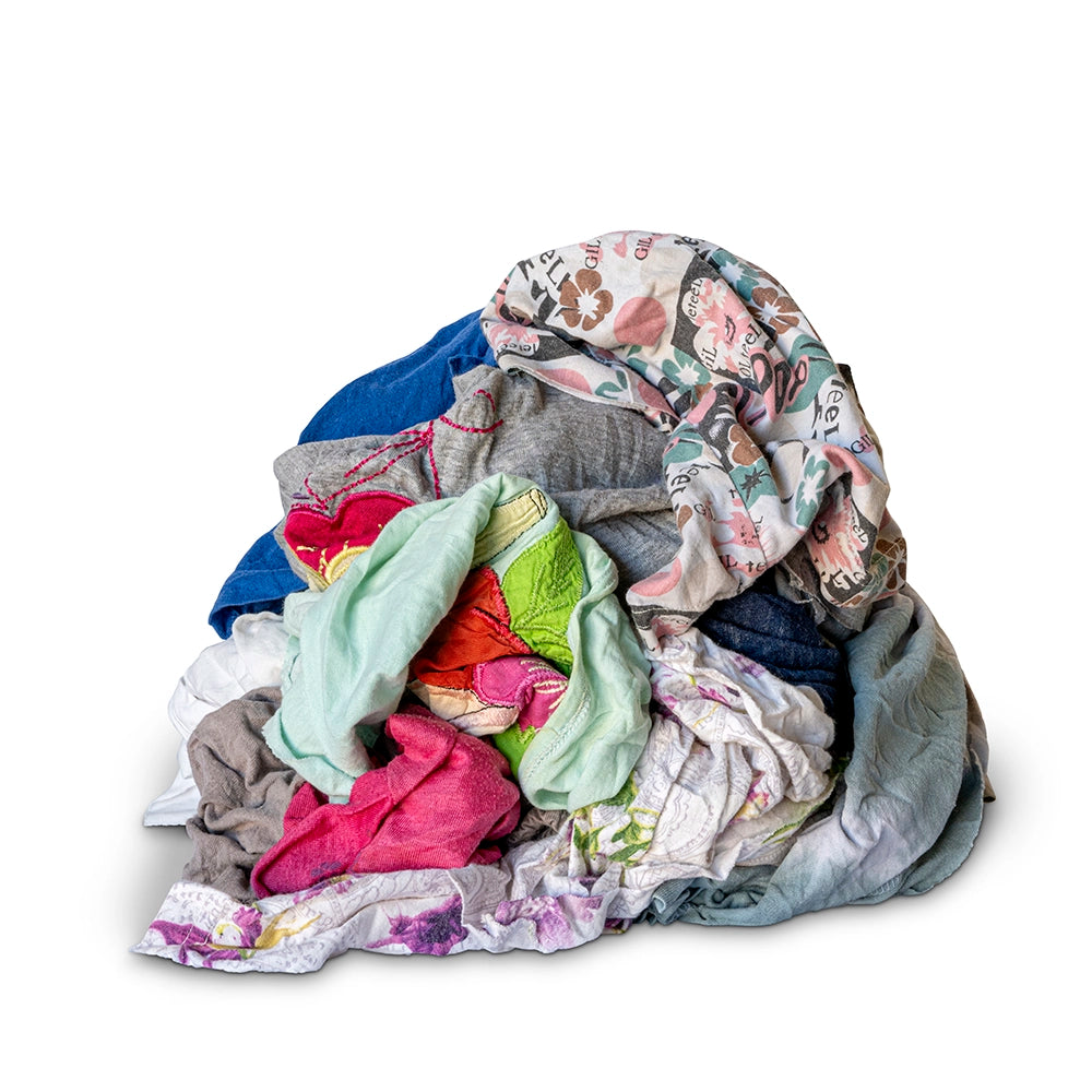 Wrags 10kg Coloured T-Shirt Rag Bag - SIC10