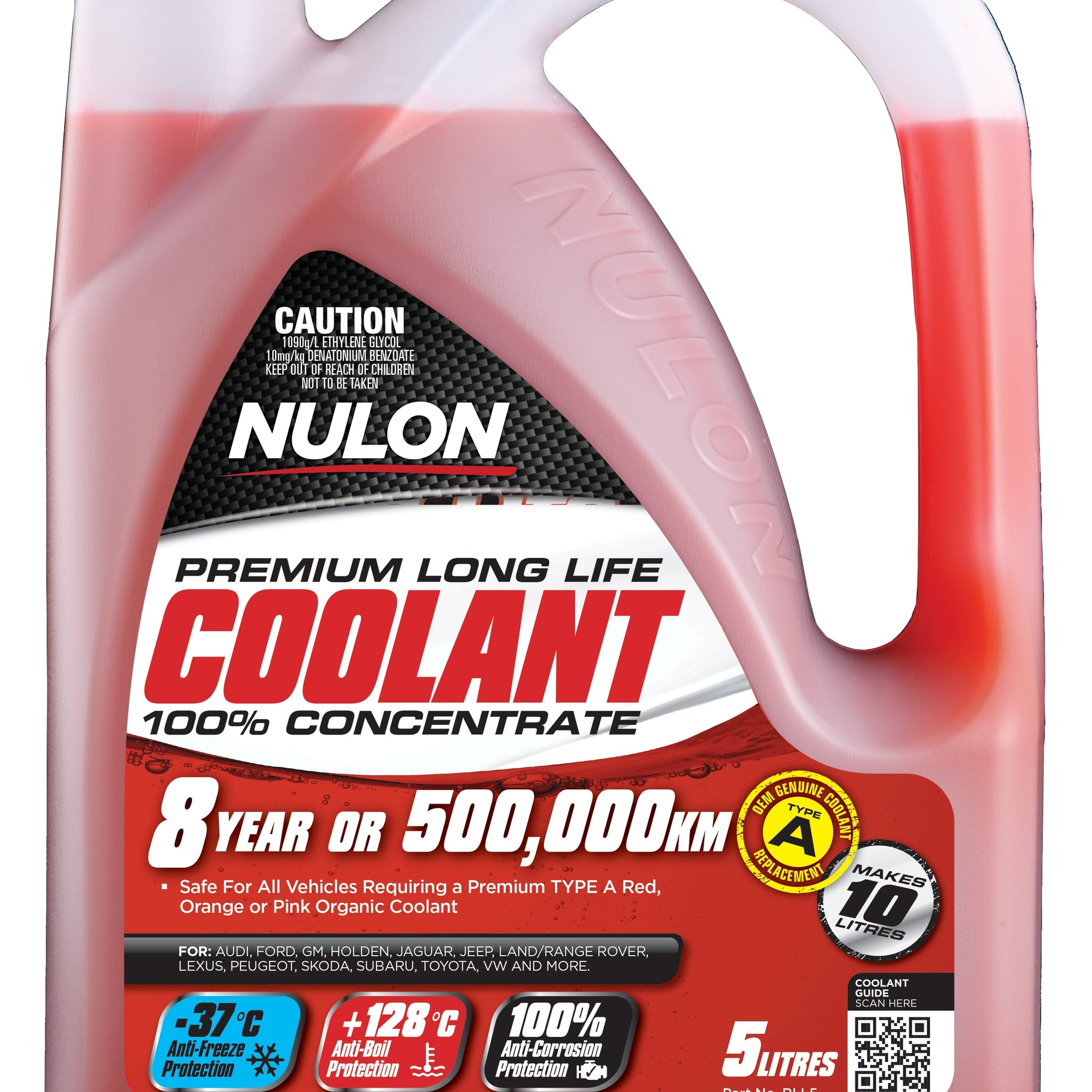 Nulon Red Long Life Coolant 5L RLL5