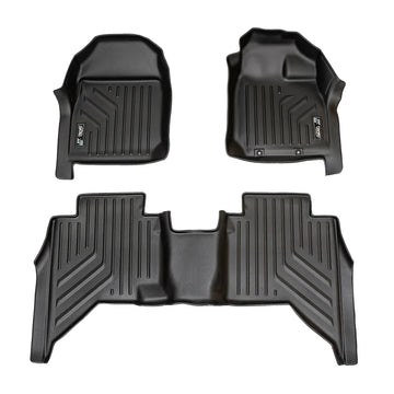 Maxliner Mazda BT-50 2021+ MaxPro Floor Mats (Row 1 & 2) - BT-50 21+ R12 (Pickup Only)