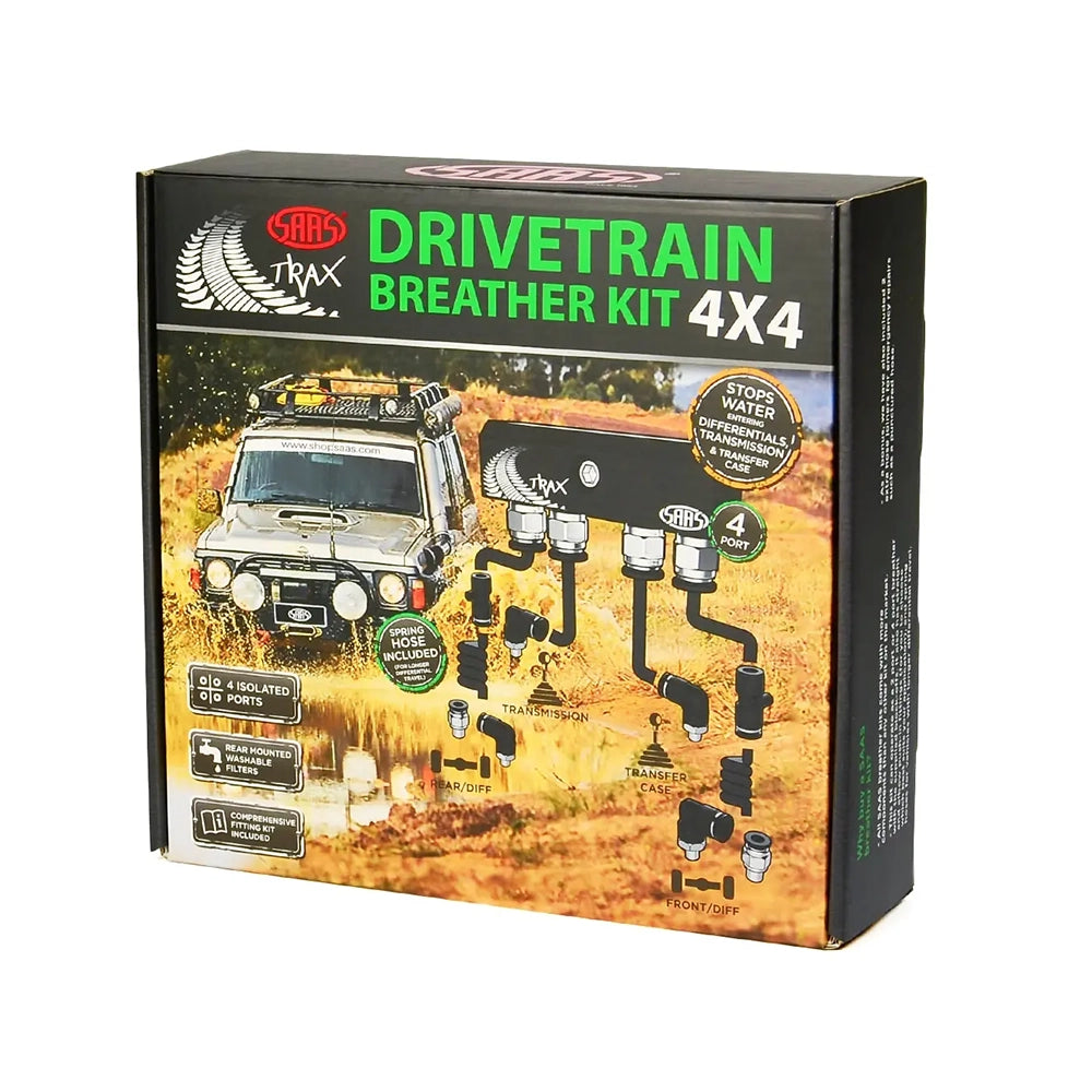 SAAS 4 Port Diff Breather Kit - Suits Toyota, Nissan, Holden & Mitsubishi - DB1001