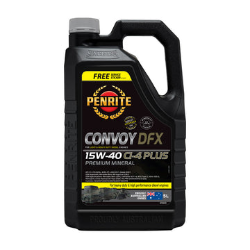 Penrite Convoy DFX 15W-40 Cl-4 Plus Premium Mineral Diesel Engine Oil 5L - DFX005