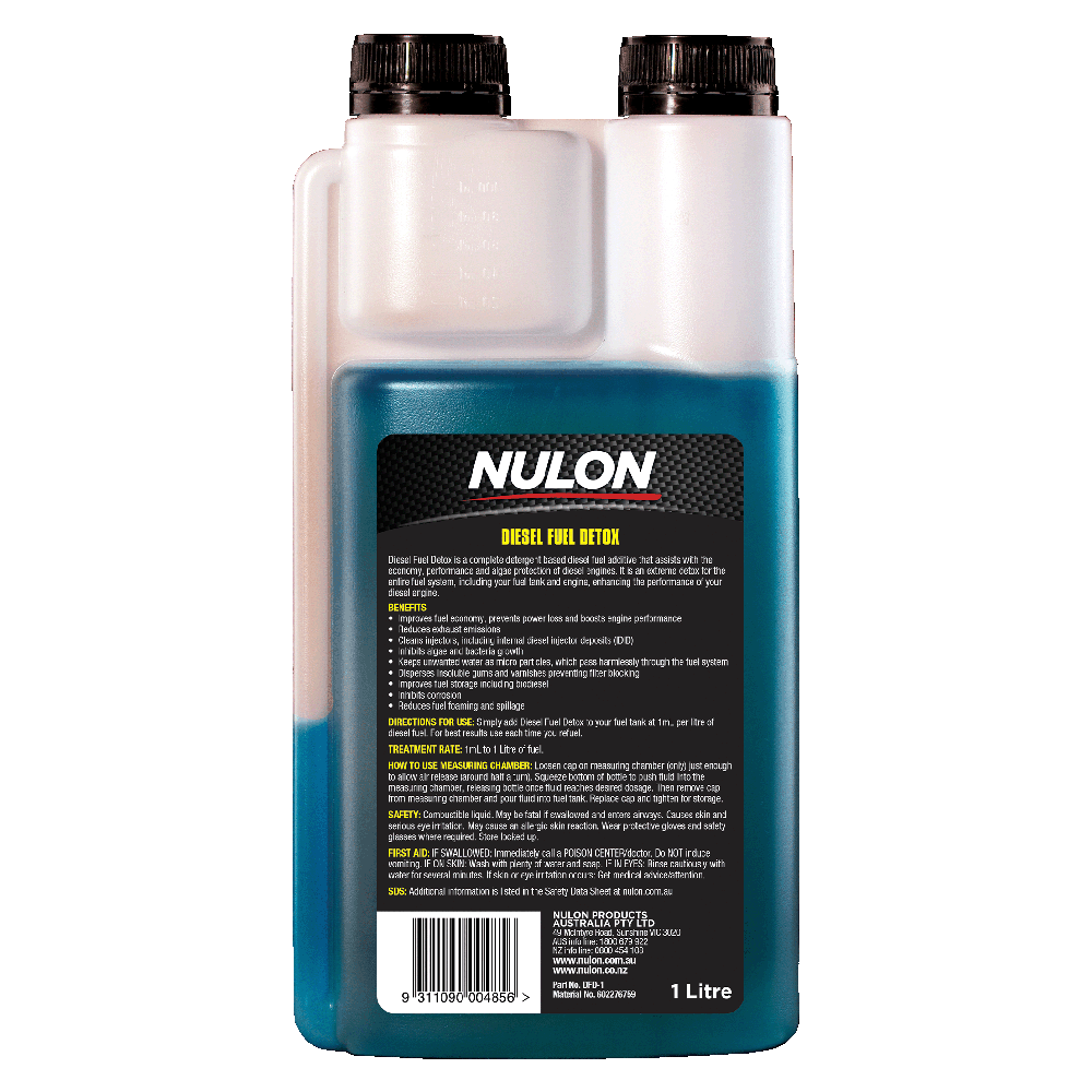 Nulon Diesel Fuel Detox 1L - DFD-1 (Pickup Only)