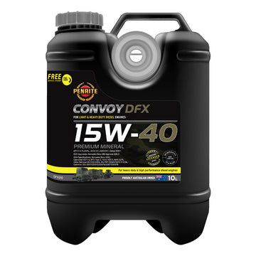 Penrite Convoy DFX 15W-40 15W40 Premium Mineral Diesel Engine Oil 10L  - DFX010 (Pickup Only)