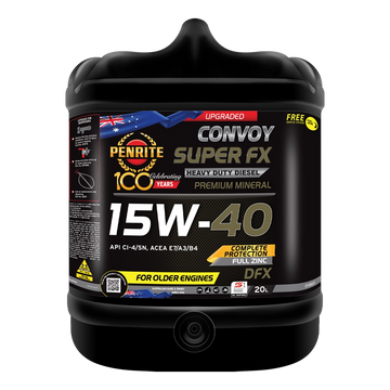 Penrite Convoy Super FX 15W-40 (Premium Mineral) 20L - DFX020