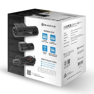 BlackVue Full HD 2 Channel Dash Camera OBD Bundle - DR590X-2CH-32-PL-OBD
