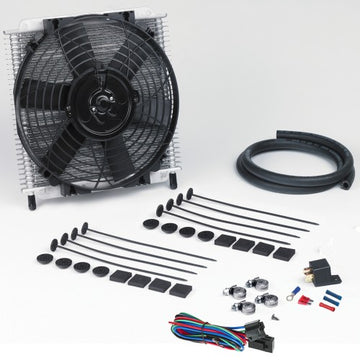 Davies, Craig Universal Fit Hydra-Cool 30 Plate Transmission Fluid Cooler and 10" 12V Thermatic Fan Combo - 691