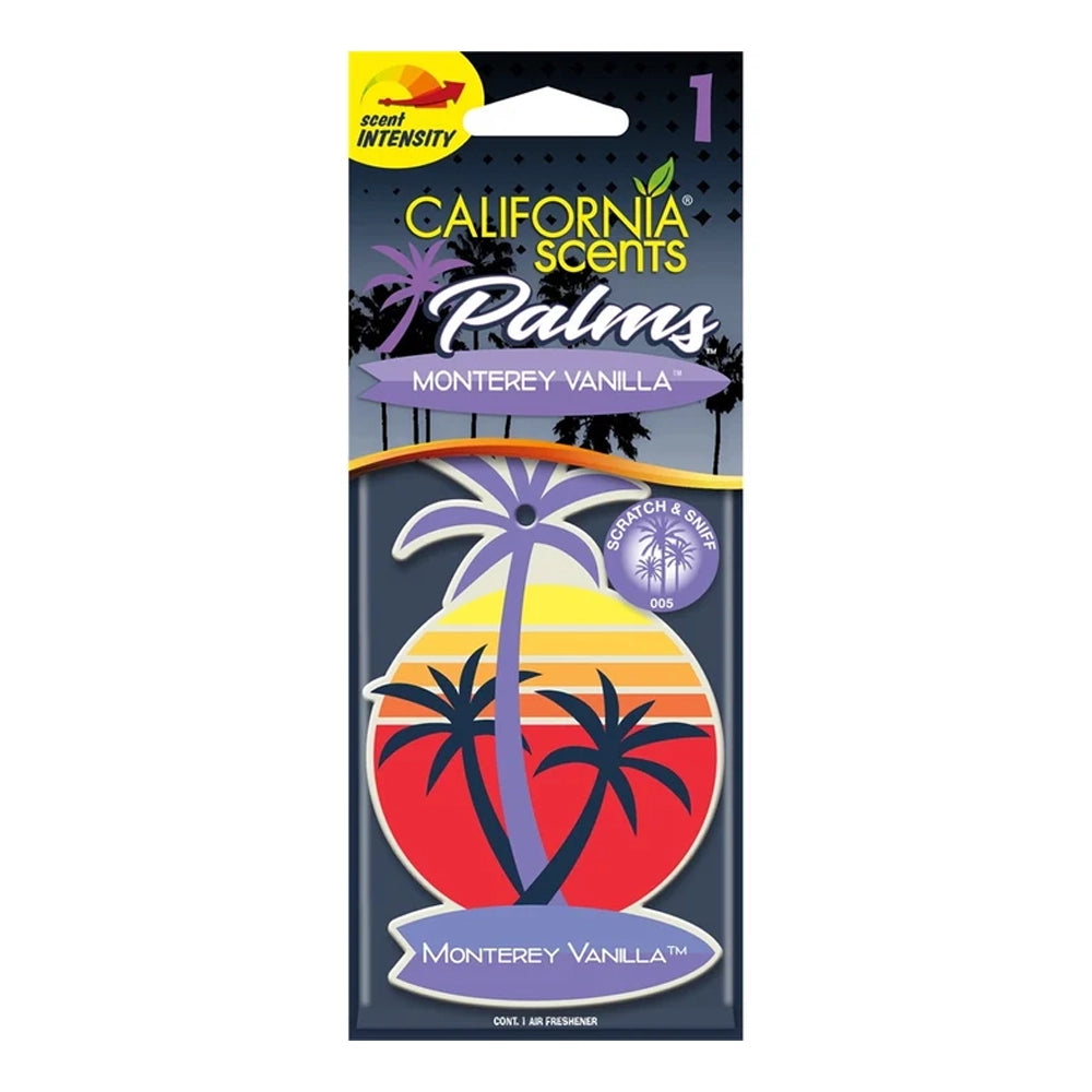 California Scents - Monterey Vanilla Hanging Air Freshener (Single)