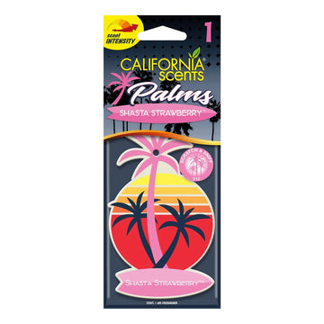 California Scents - Shasta Strawberry Hanging Air Freshener (Single)
