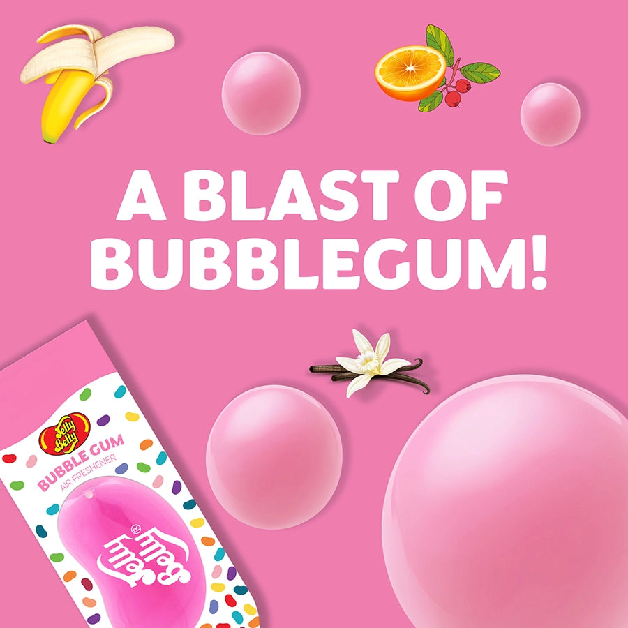 Jelly Belly Bubblegum 3D Hanging Air Freshener (Single) - E302722100