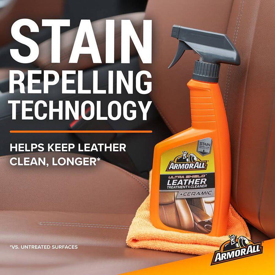 Armor All Ultra Shield Leather Treatment and Cleaner + Ceramic