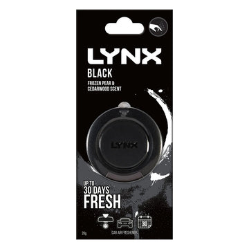Lynx 3D Hanging Air Freshener - Black (Single)