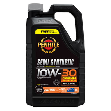Penrite Semi Synthetic Engine Oil 10W-30 5L - ED10W30005