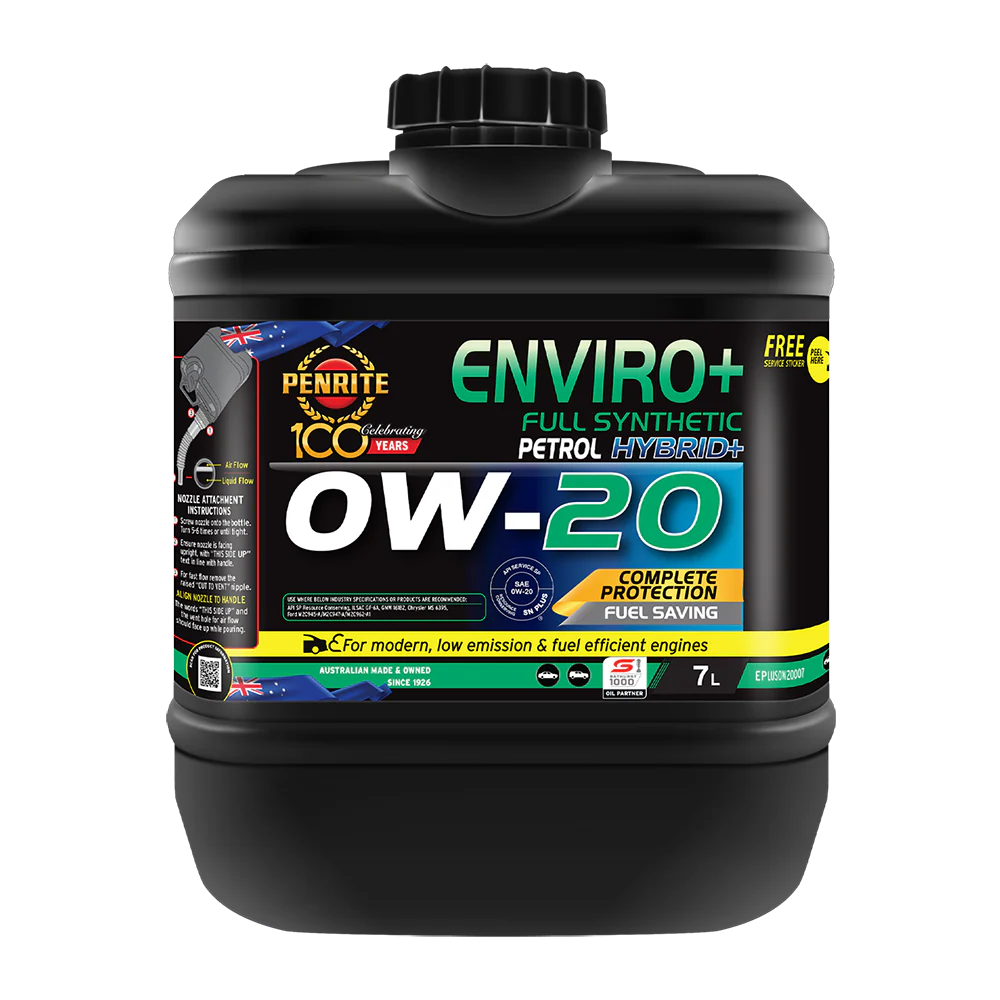 Penrite Enviro+ 0W-20 Full Synthetic 7L - EPLUS0W20007 (Pickup Only)