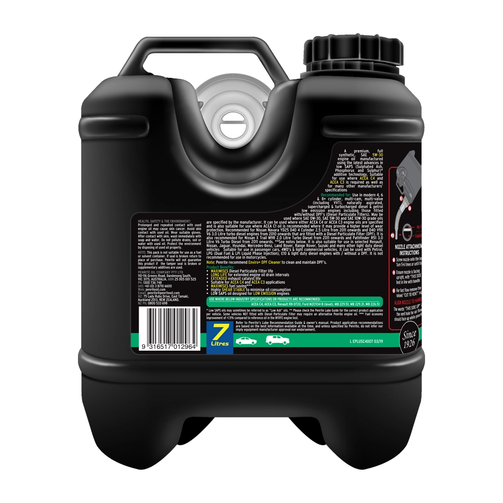Penrite Enviro+ C4 5W-30 Full Synthetic 20L - EPLUSC4020 (Pickup Only)