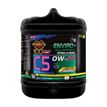 Penrite Enviro+ C5 0W-20 Full Synthetic 20L - EPLUSC5020 (Pickup Only)