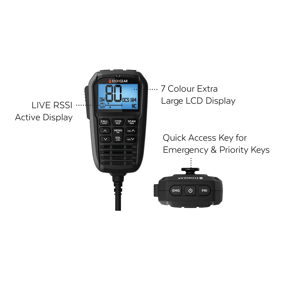 ECOXGEAR UHF Remote Mic Pack OVPK - EXG3000OVPK