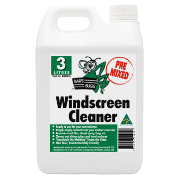 Bar's Bugs Windscreen Cleaner 3 L Pre-Mix BBPM3L