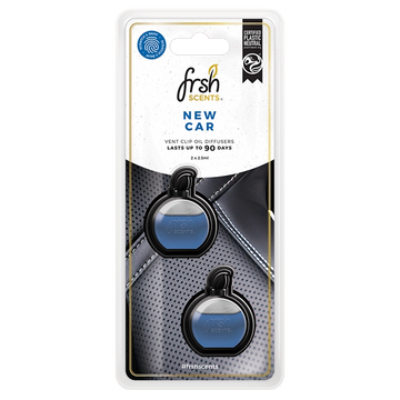 Frsh 2Pk Mini Oil Diffusers New Car 2.5ml - FR9187