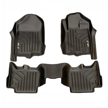 Maxliner Ford Everest 2015-2021 MaxPro Floor Mats (Row 1 & 2) - EVEREST R12 (Pickup Only)