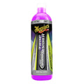 Meguiar's Trim Restorer bottle with purple cap and label on a white background
