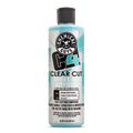 Bottle of Chemical Guys Clear Cut Correction Compound on a white background
