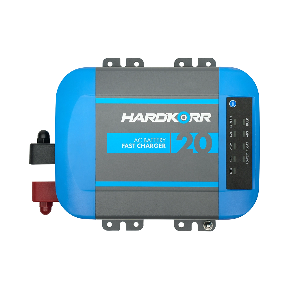 HardKorr 20A 3-Stage 12V AC Battery Charger (Lithium Compatible) - HKPACDC20A