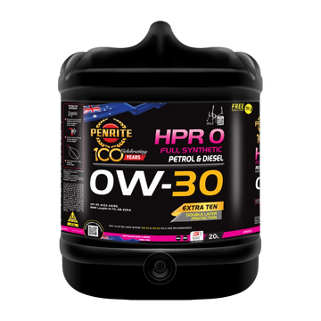 Penrite HPR 0 0W-30 Full Synthetic 20L - HPR00020 (Pickup Only)