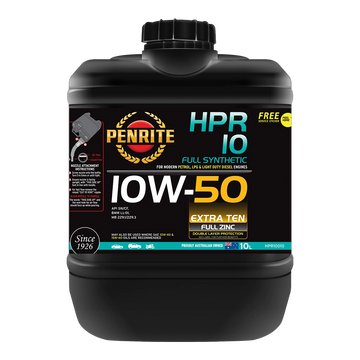 Penrite HPR 10 10W-50 Full Synthetic 10L - HPR10010 (Pickup Only)