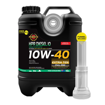 Penrite HPR Diesel 10 10W-40 10W40 Semi Synthetic Diesel Engine Oil 10L - HPRD10010 (Pickup Only)