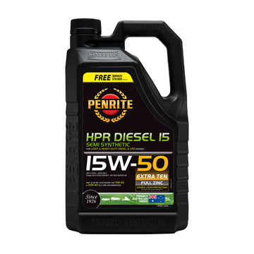 Penrite HPR Diesel 15 Semi Synthetic Engine Oil 15W-50 5L - HPRD15005 (Pickup Only)