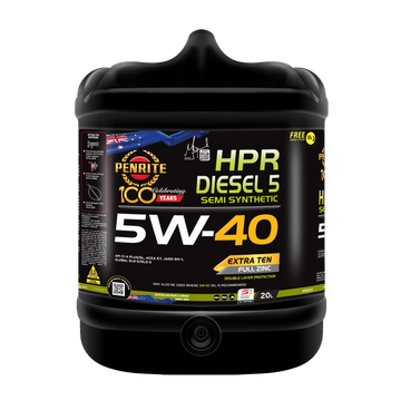 Penrite HPR Diesel 5 5W-40 Semi Synthetic 20L - HPRD5020 (Pickup Only)