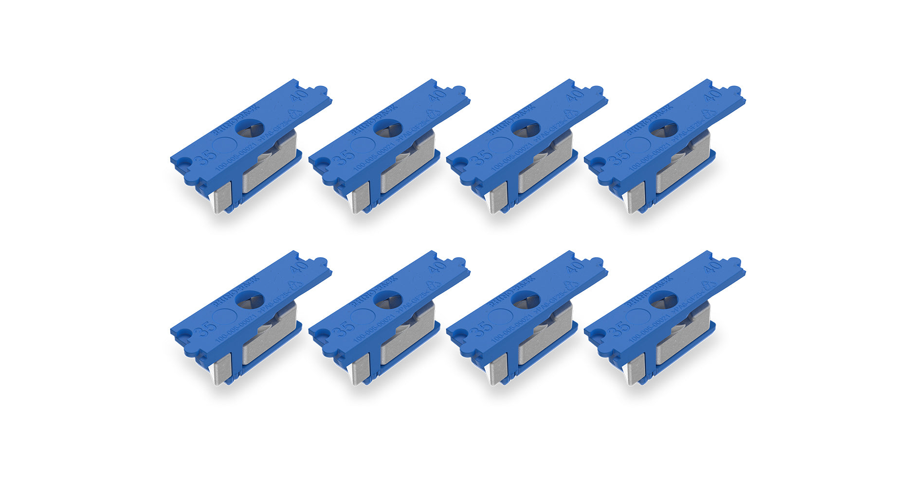 Rhino-Rack Zwifloc Channel Nuts (8 Pack) - HSIT (Pickup Only)