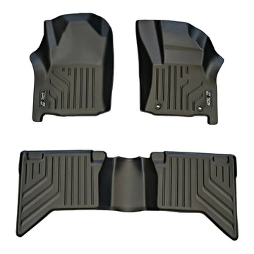 Maxliner Toyota Hilux 2015+ MaxPro Floor Mats - Auto Only (Row 1 & 2) - HILUX 15+ R12 (Pickup Only)