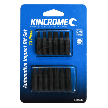 Kincrome Automotive Impact Bits 5/16" Drive 13 Piece - ID3556